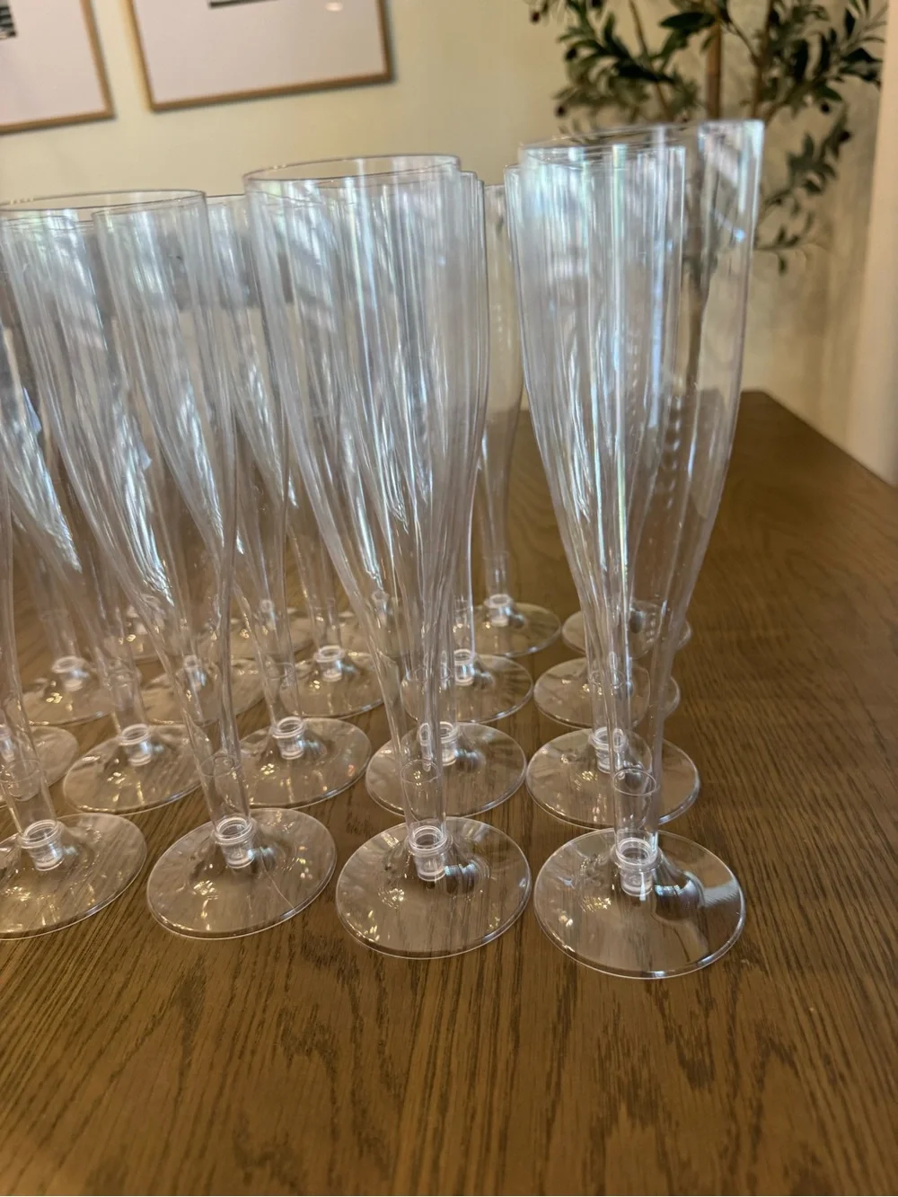 Plastic Champagne Flutes
